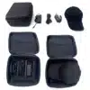 A REDi Rise case with a hair growth cap and other items inside.