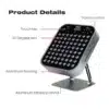 The advanced REDi Rejuv showcases details of a LED light stand equipped with a red light panel.