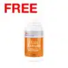 A bottle of REDi Rise hair growth cap with free shipping.