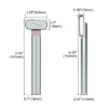 A diagram showing the dimensions of a REDi Wand.